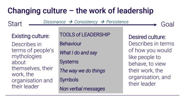 The Systems Leadership culture change model