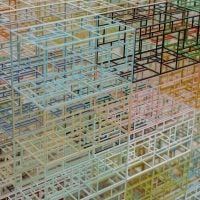Large frames stacked together