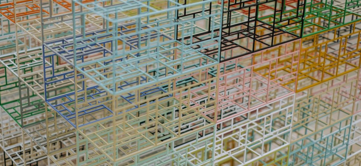 Large frames stacked together